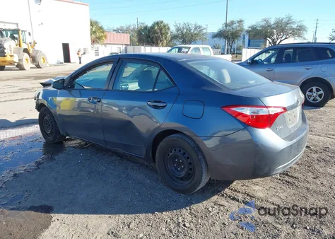 2015 Toyota Corolla Le из США, поврежденный, VIN 5YFBURHE0FP231013